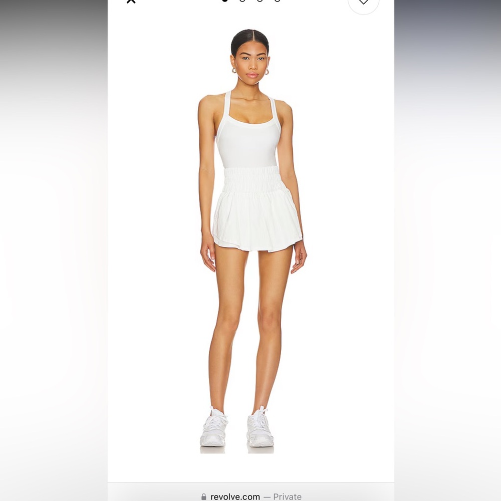 Free people movement way home skortsie in white